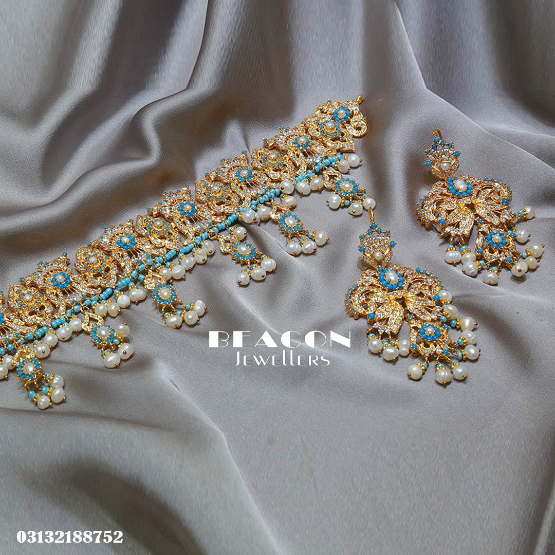 Choker and Earrings 06