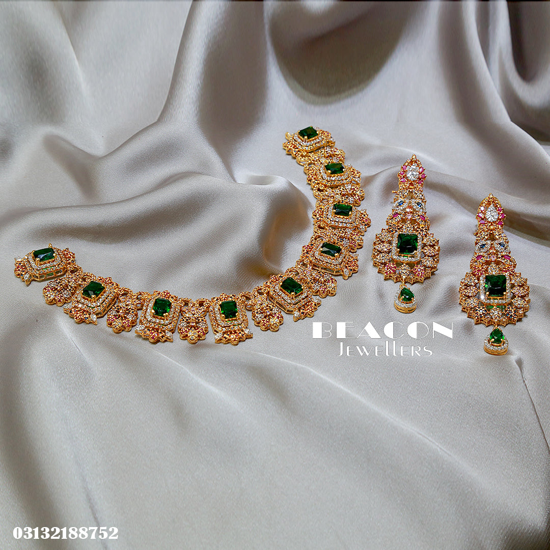 Necklace Set With Earrings