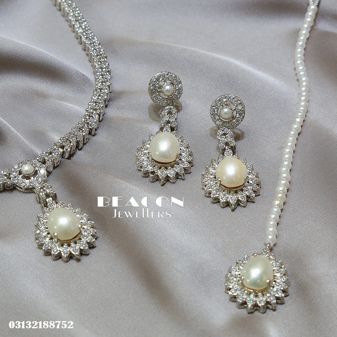 Necklace Set With Ring Tika Bracelet Earrings