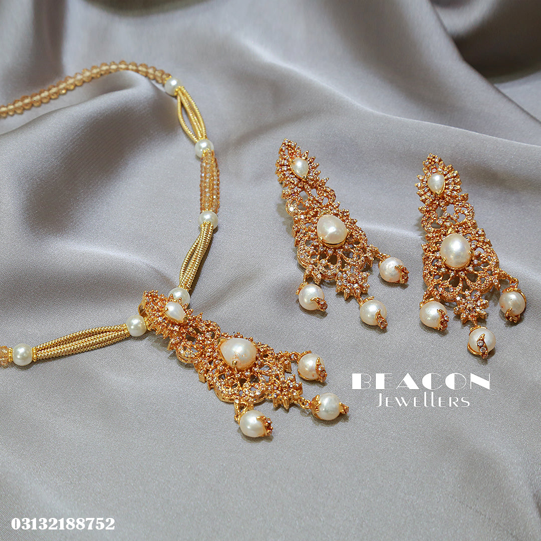 Necklace Set With Earrings
