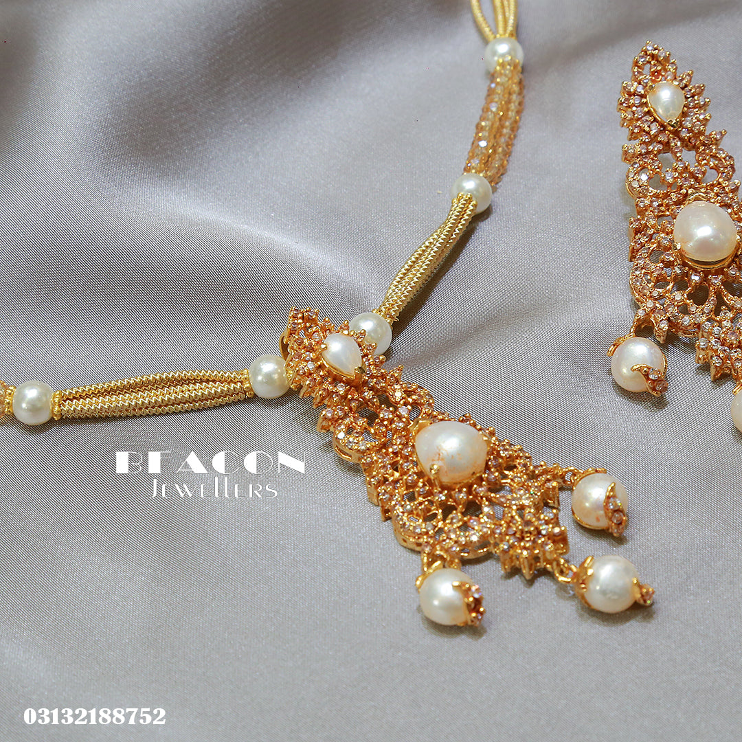 Necklace Set With Earrings