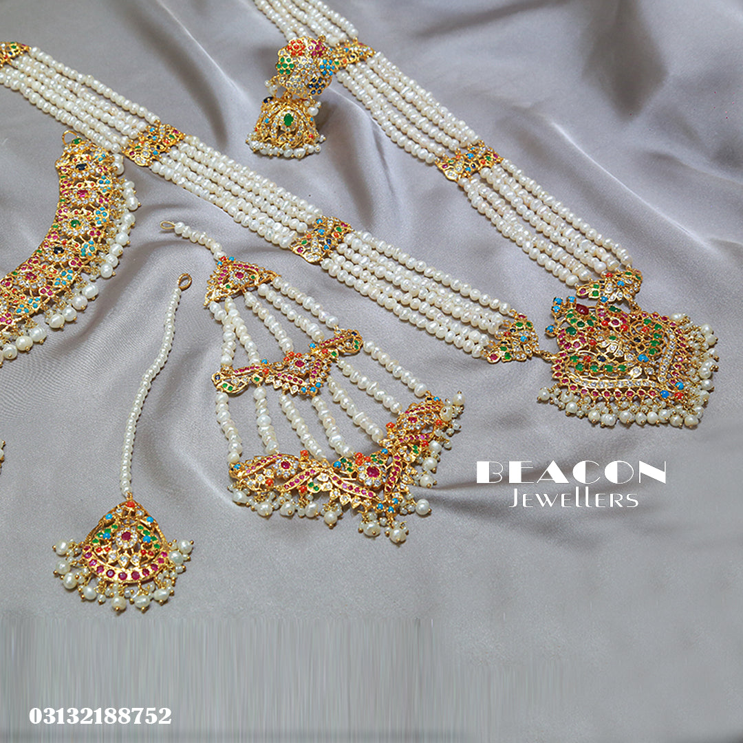 Choker Maala Bindi Jhoomer and Earrings 02
