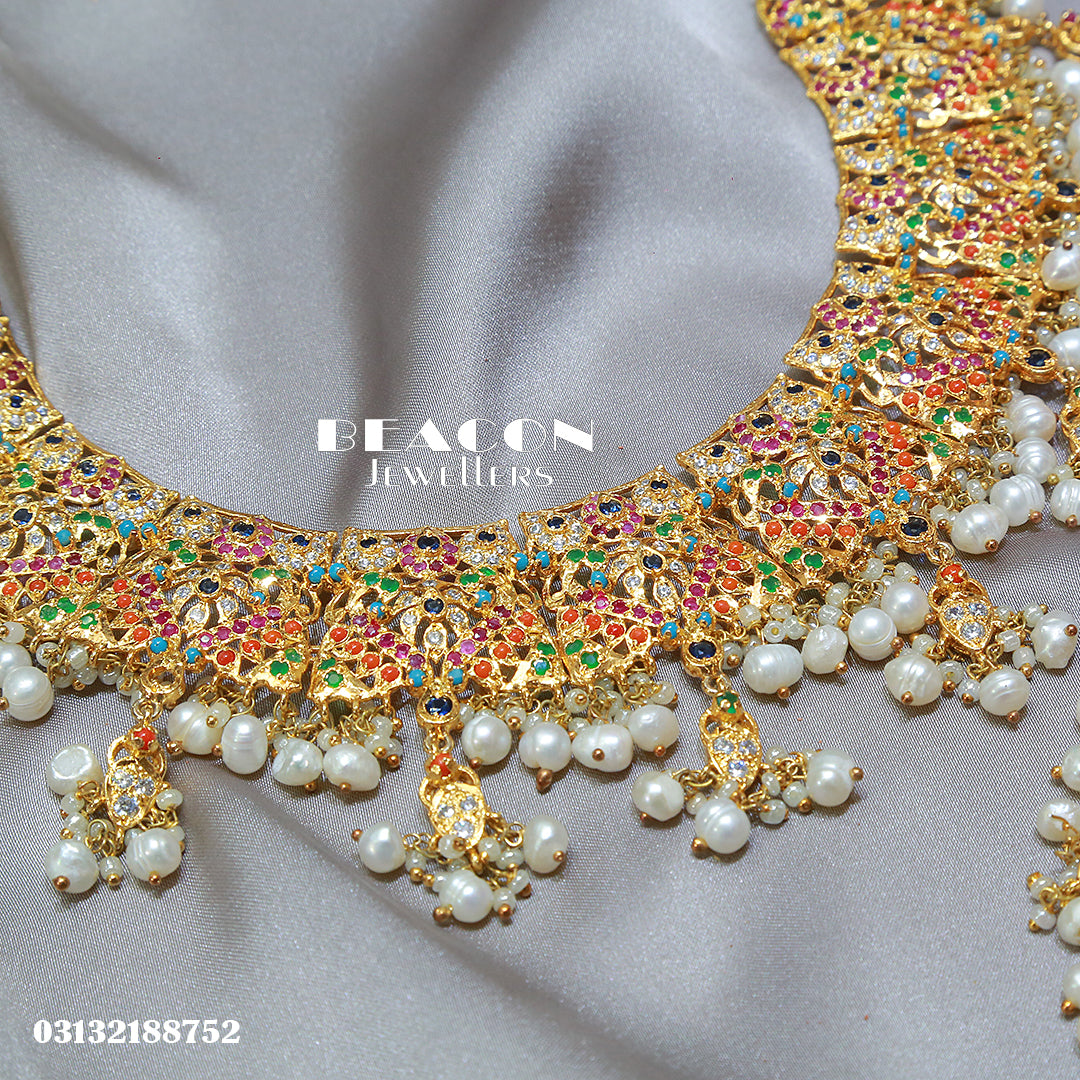 Necklace Set With Earrings