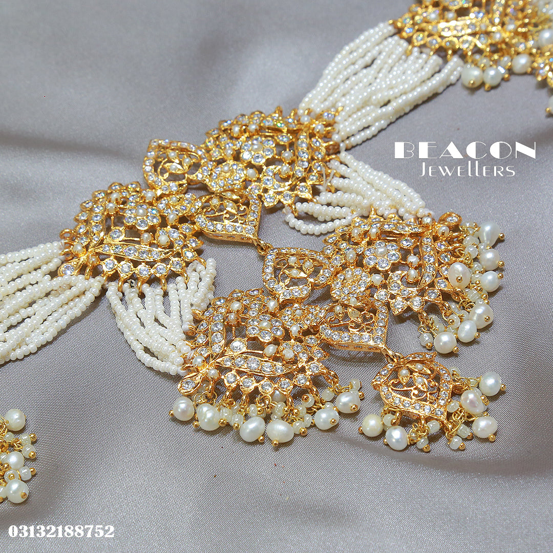 Necklace Set with Tika Earrings
