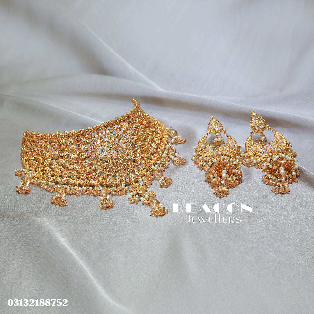 Choker Set With Earrings