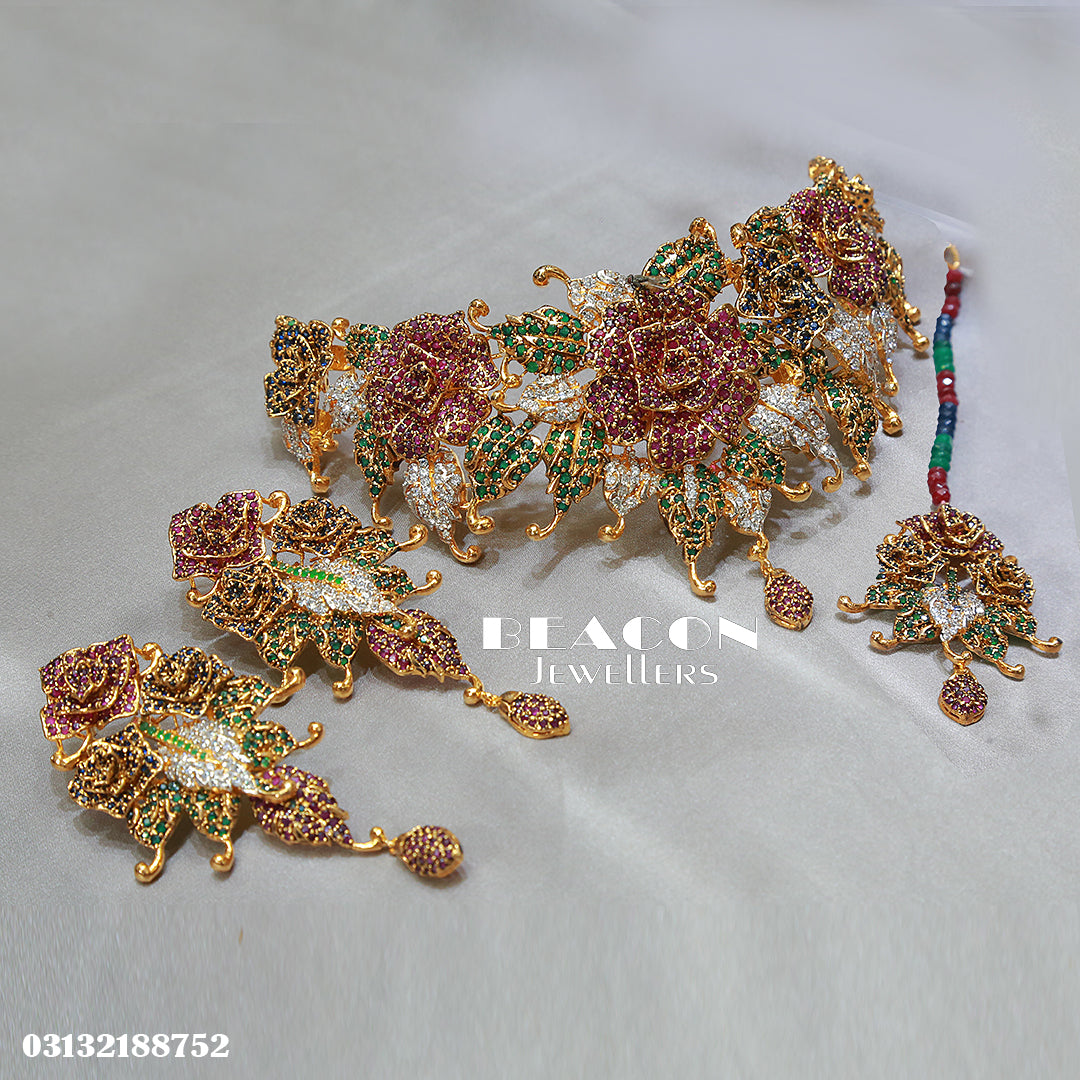 Necklace Set With Earrings TIika
