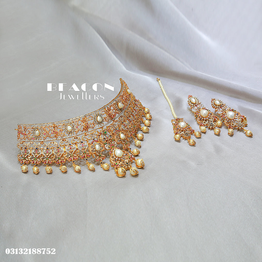 Necklace Set With Earrings Tika