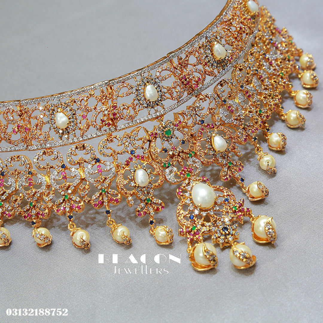 Necklace Set With Earrings Tika