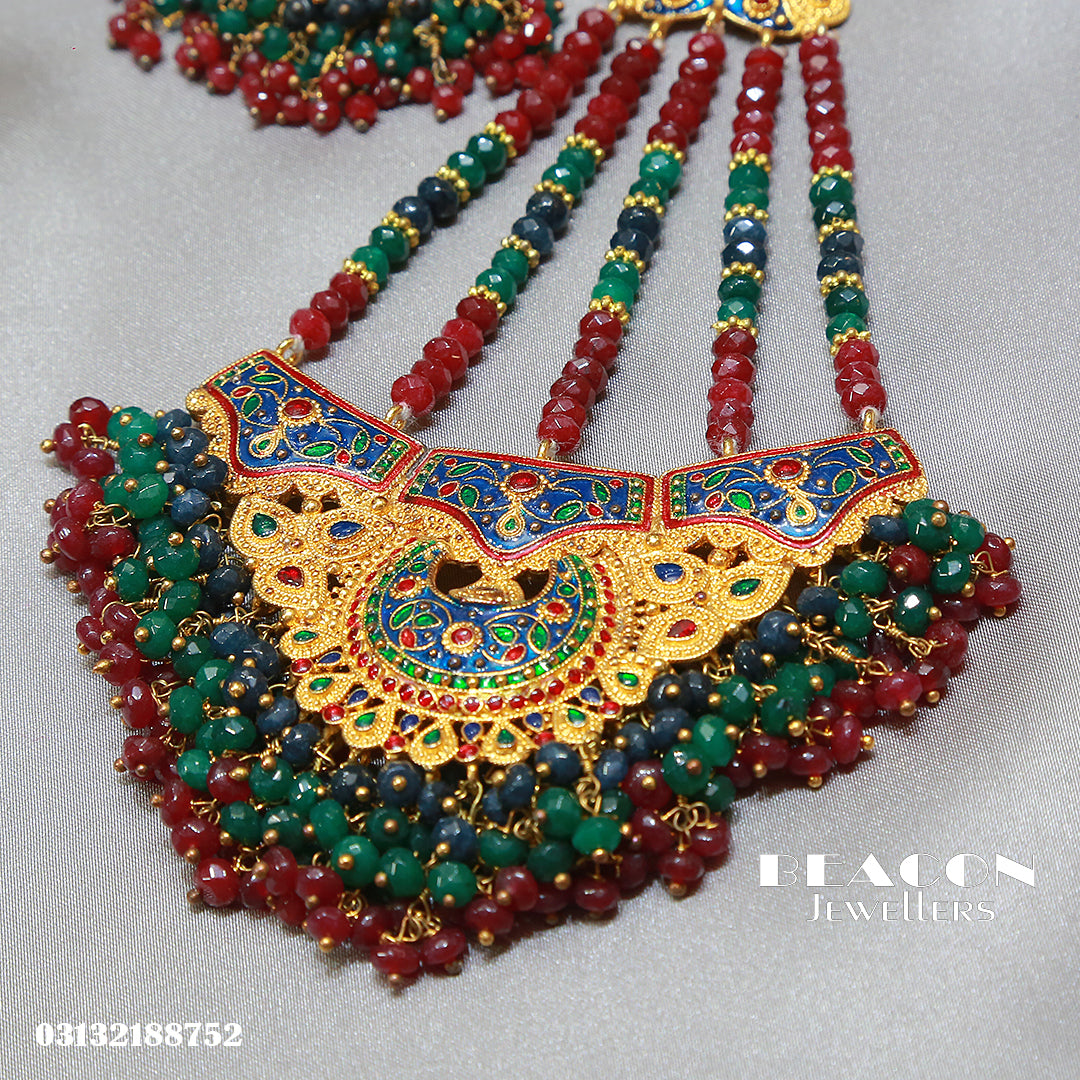 Choker Set With Mala Tika Jhoomer and Earrings