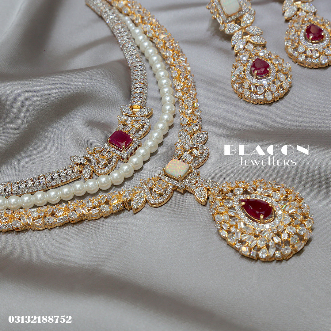 Necklace Set With Earrings Tika