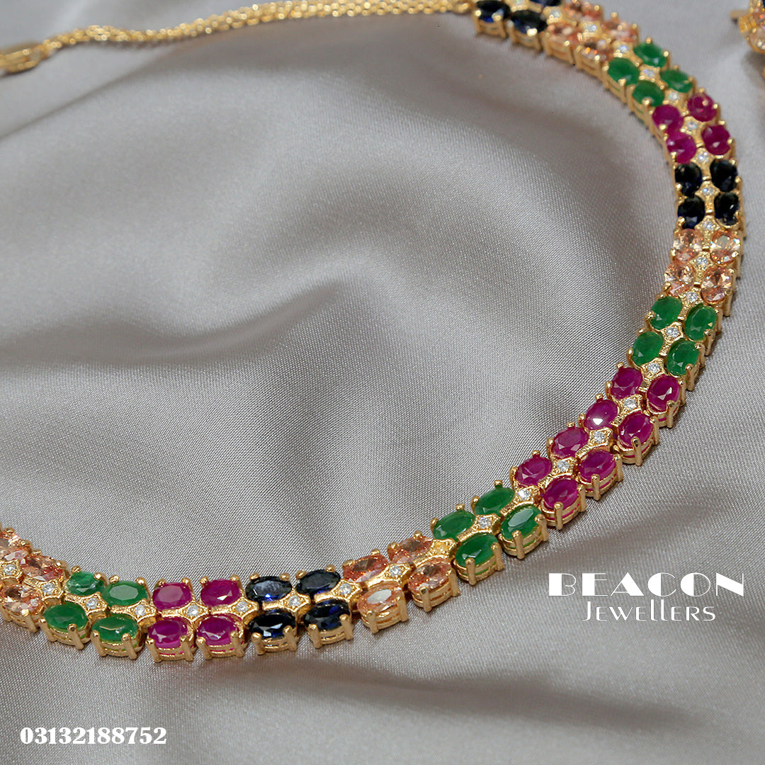 Necklace Set With Earrings