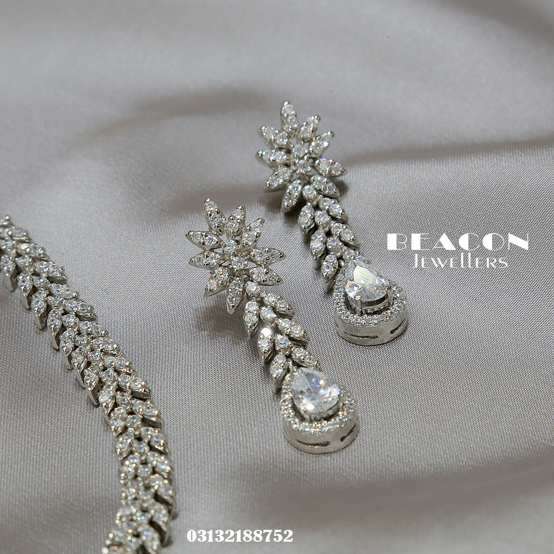 Necklace and Earrings