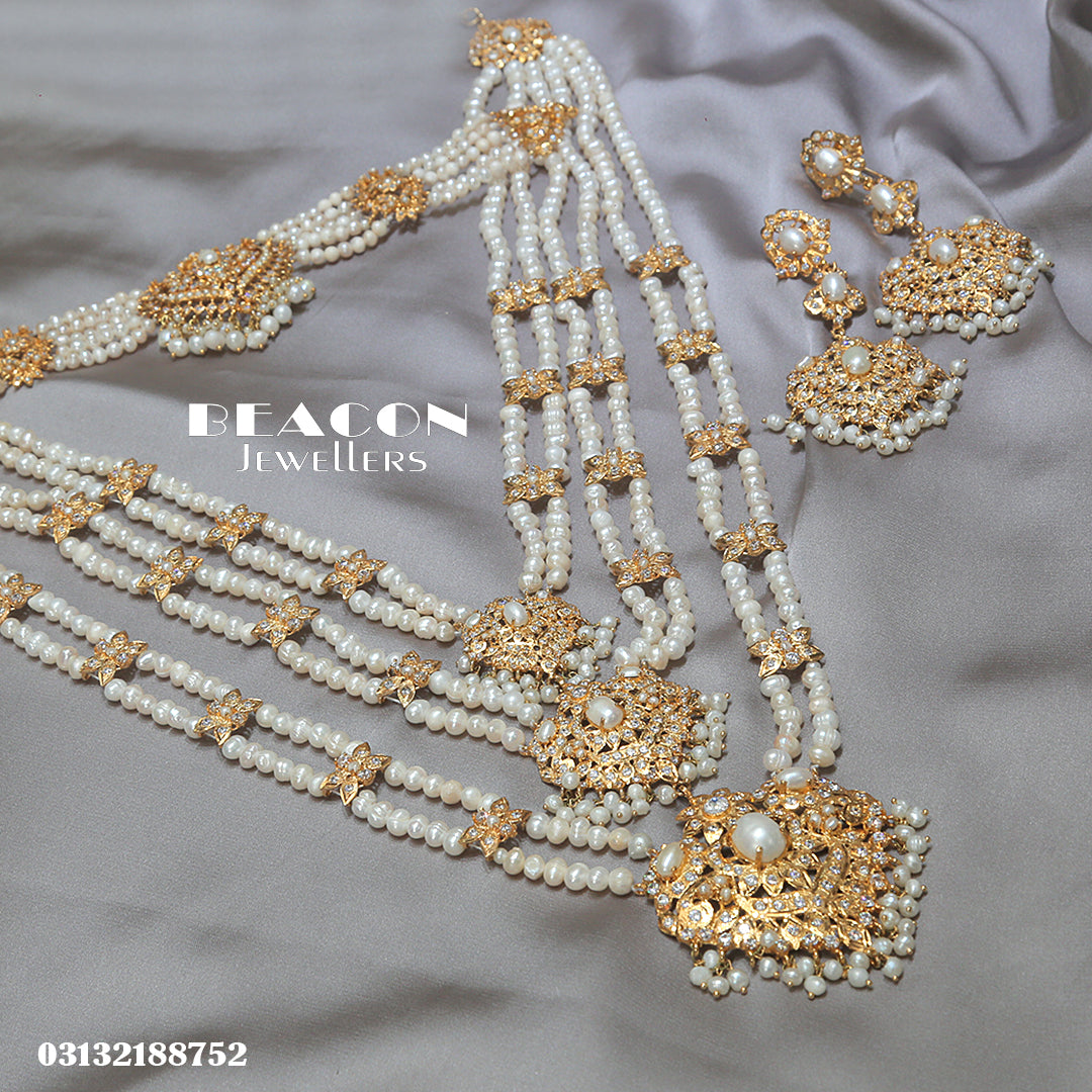 Choker Set with Mala and Earring