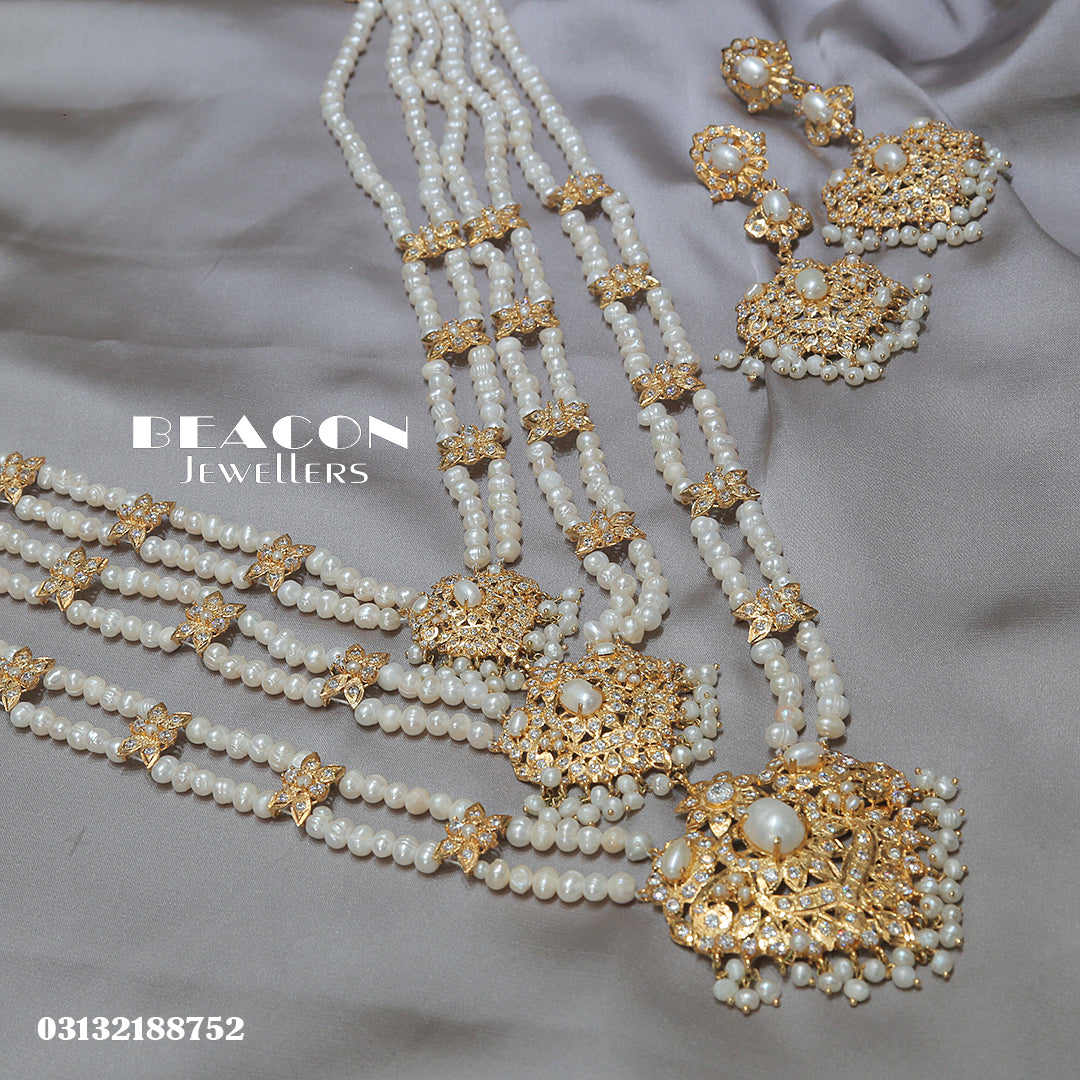Choker Set with Mala and Earring