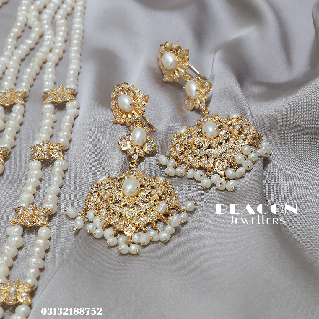 Choker Set with Mala and Earring