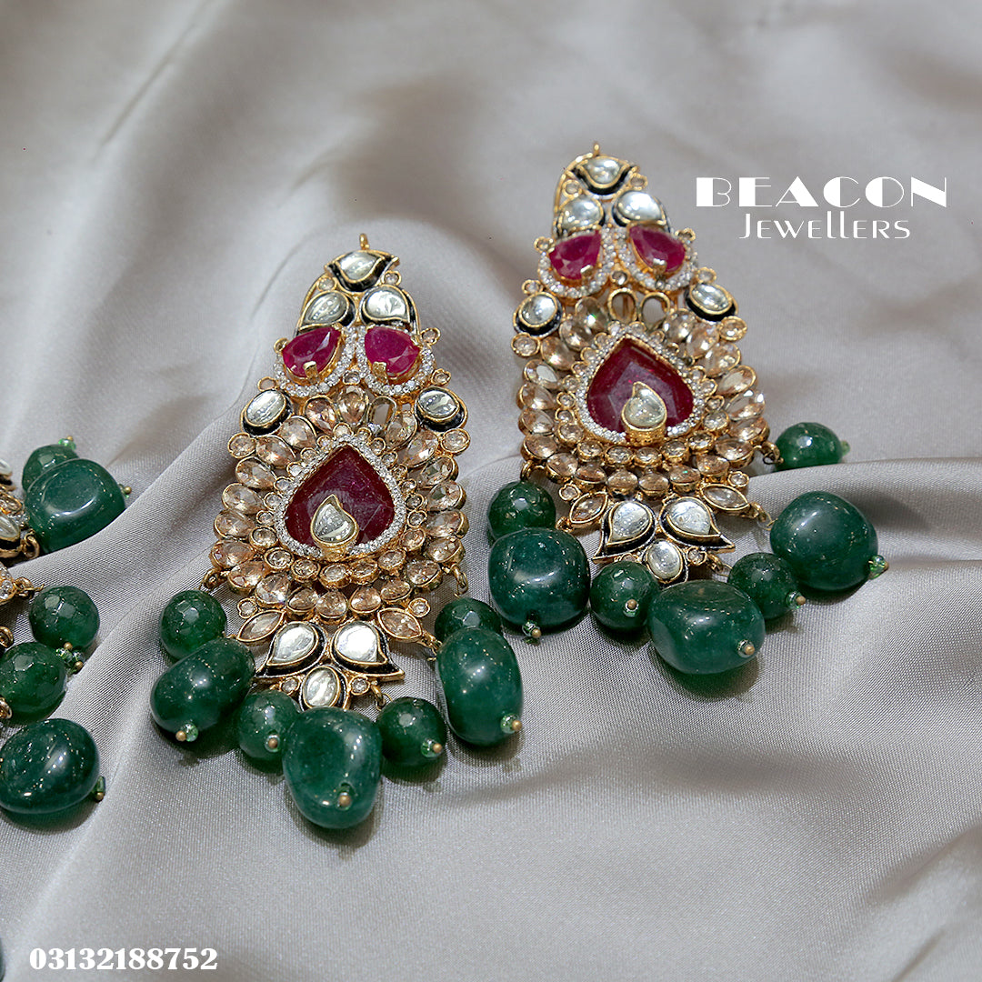 Choker Set WIth Earrings Tika