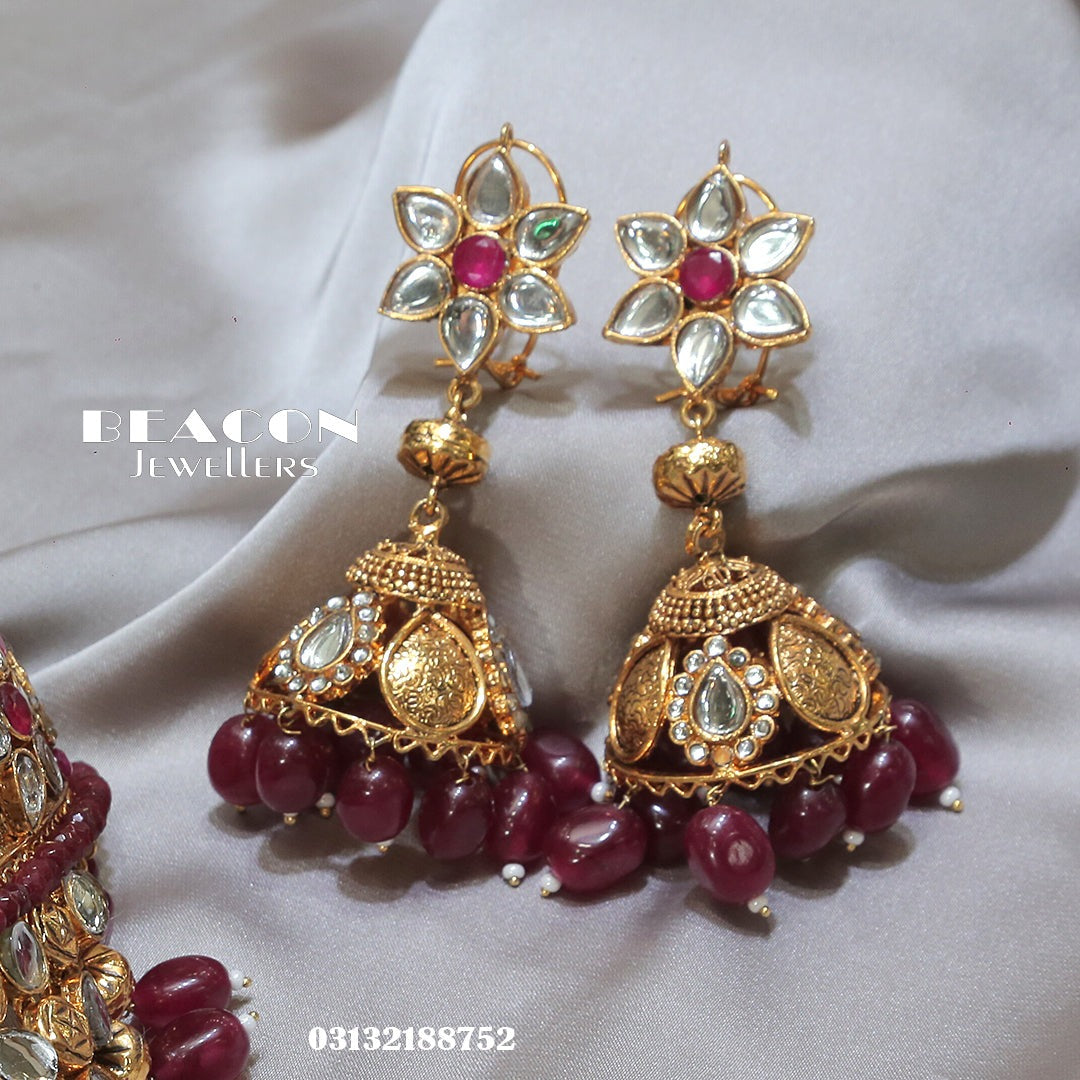 Choker Set With Earrings