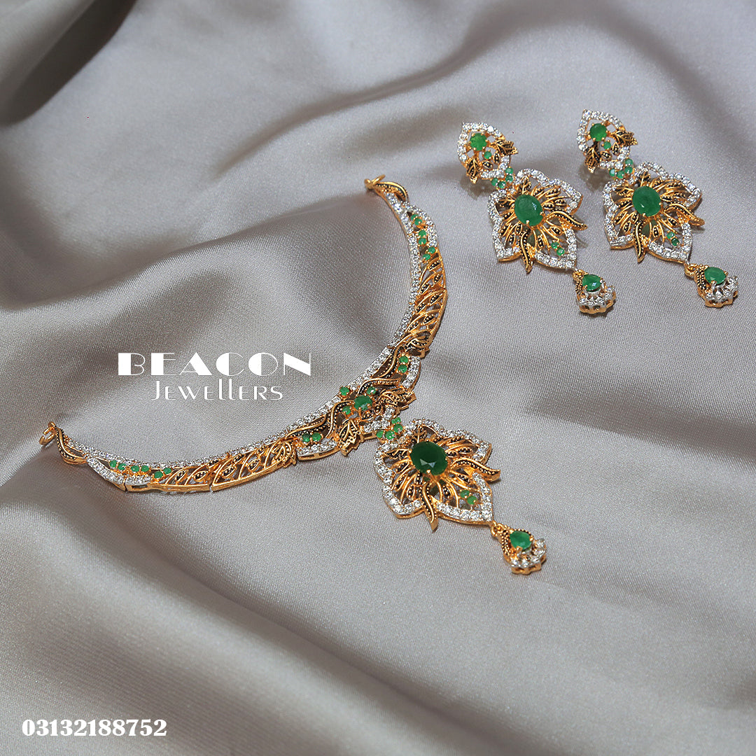 Necklace Set With Earrings
