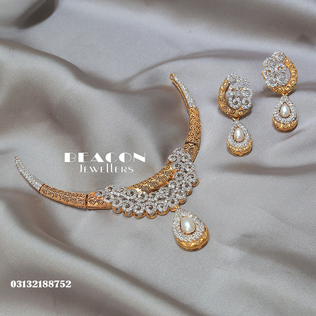 Necklace Set With Earrings