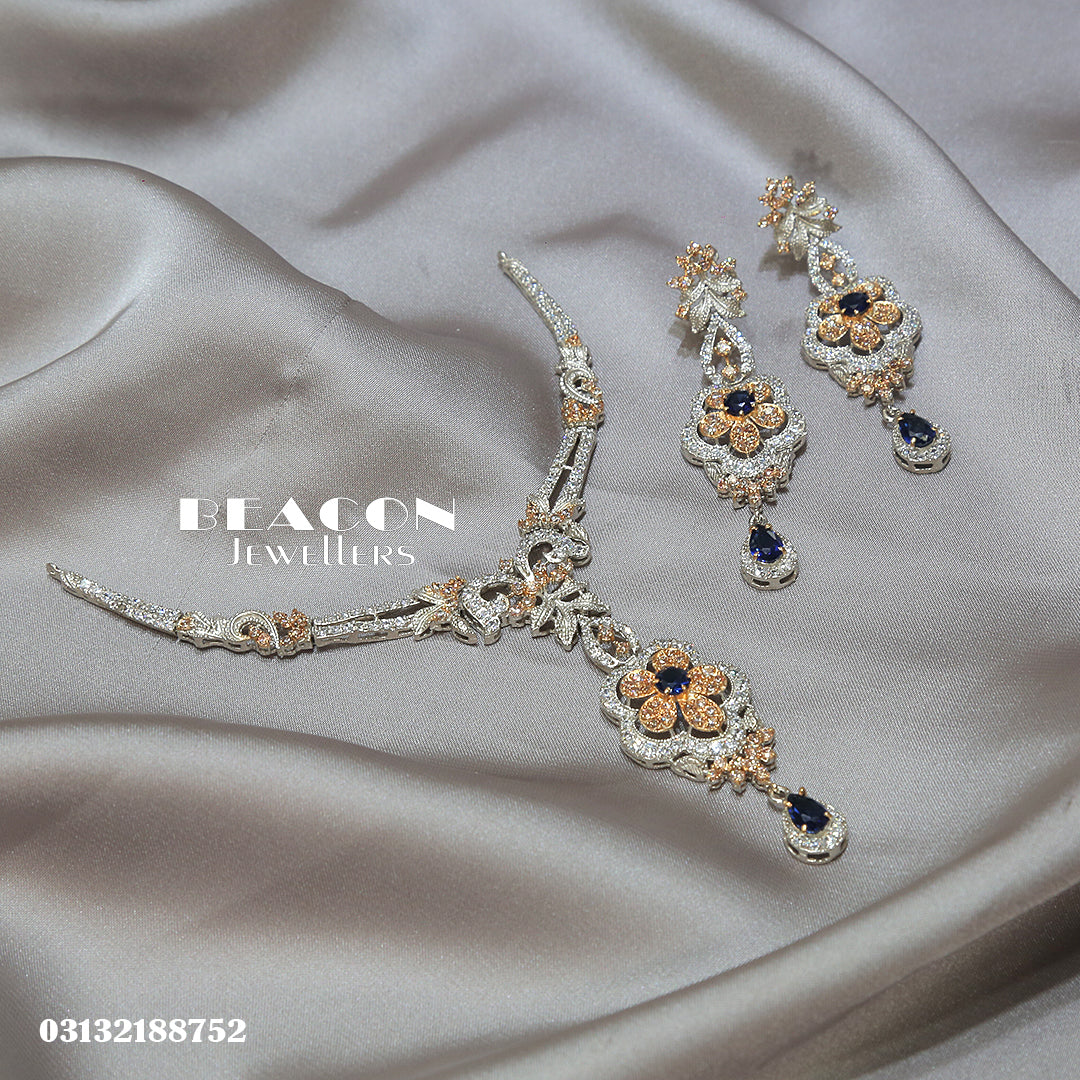 Necklace Set With Earrings