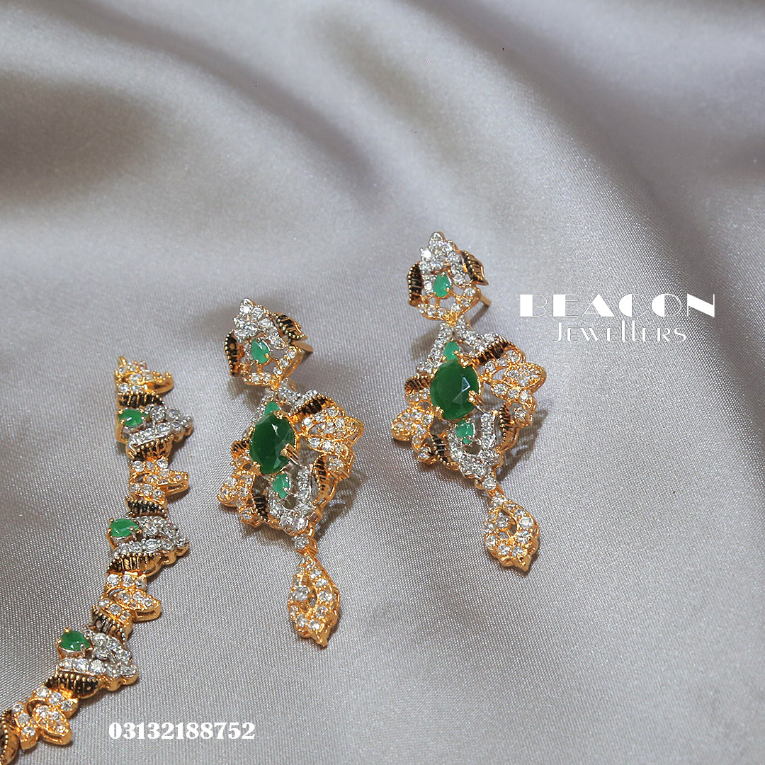 Necklace Set With Earrings