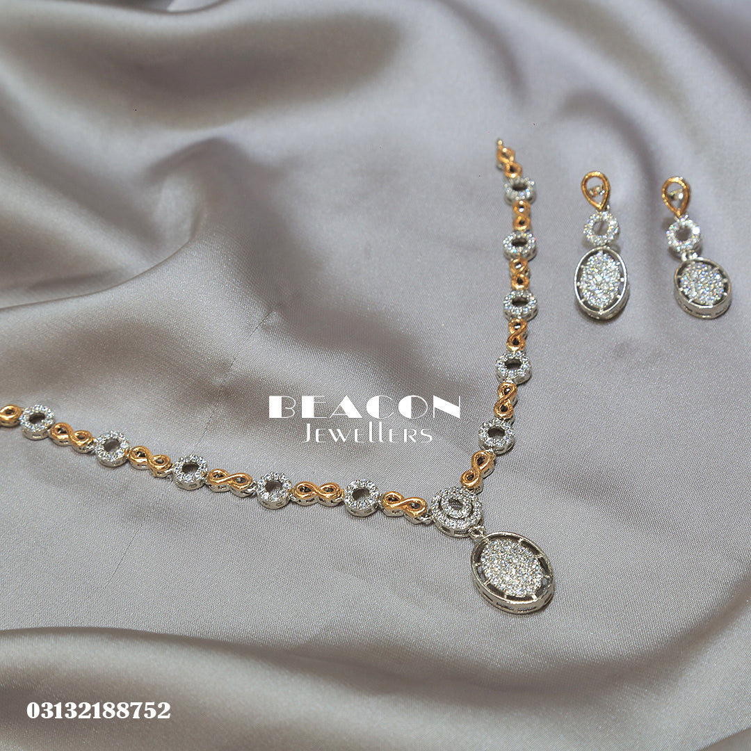 Necklace Set With Earrings