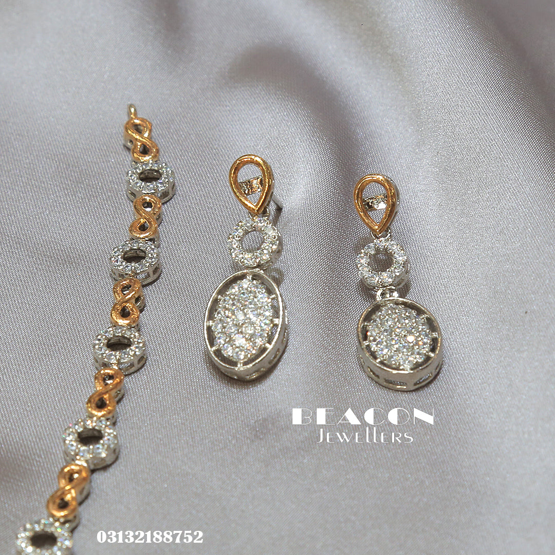Necklace Set With Earrings