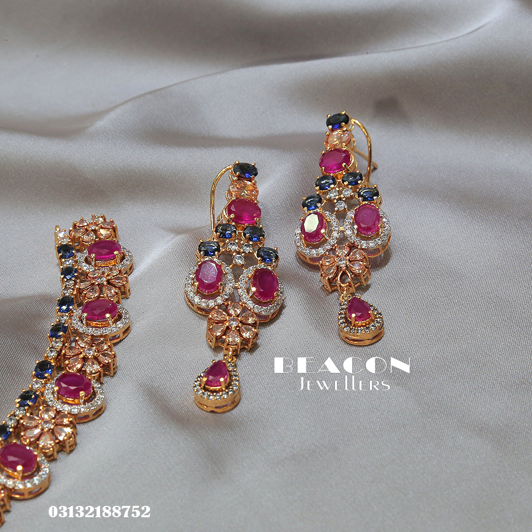 Necklace Set With Earrings