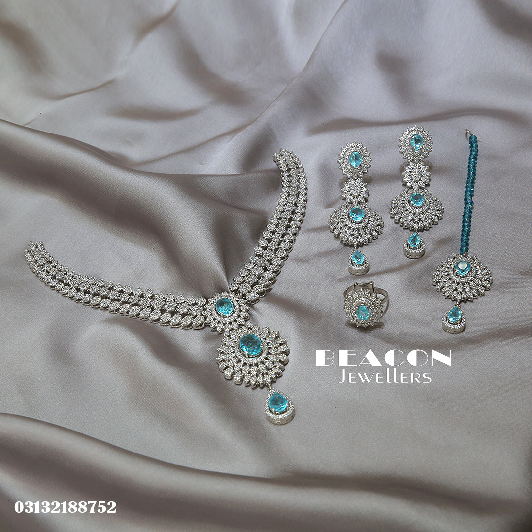 Necklace Set With Ring Tika Earrings