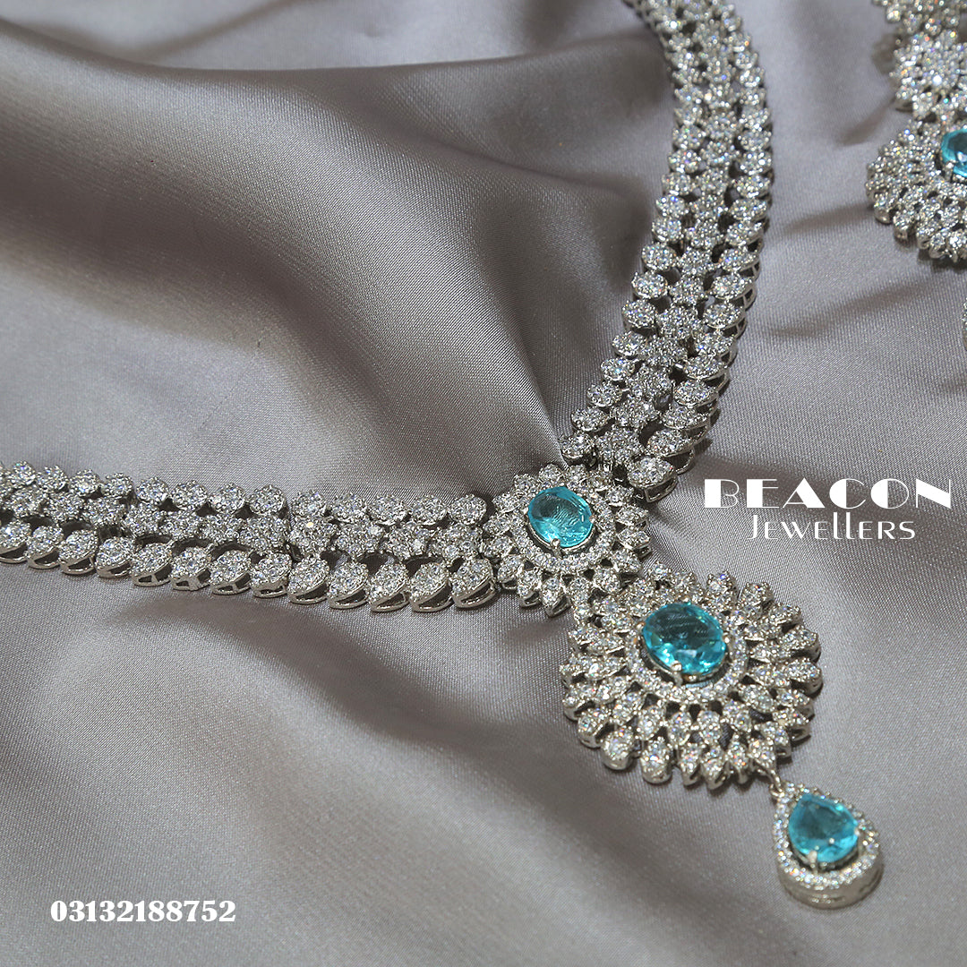 Necklace Set With Ring Tika Earrings
