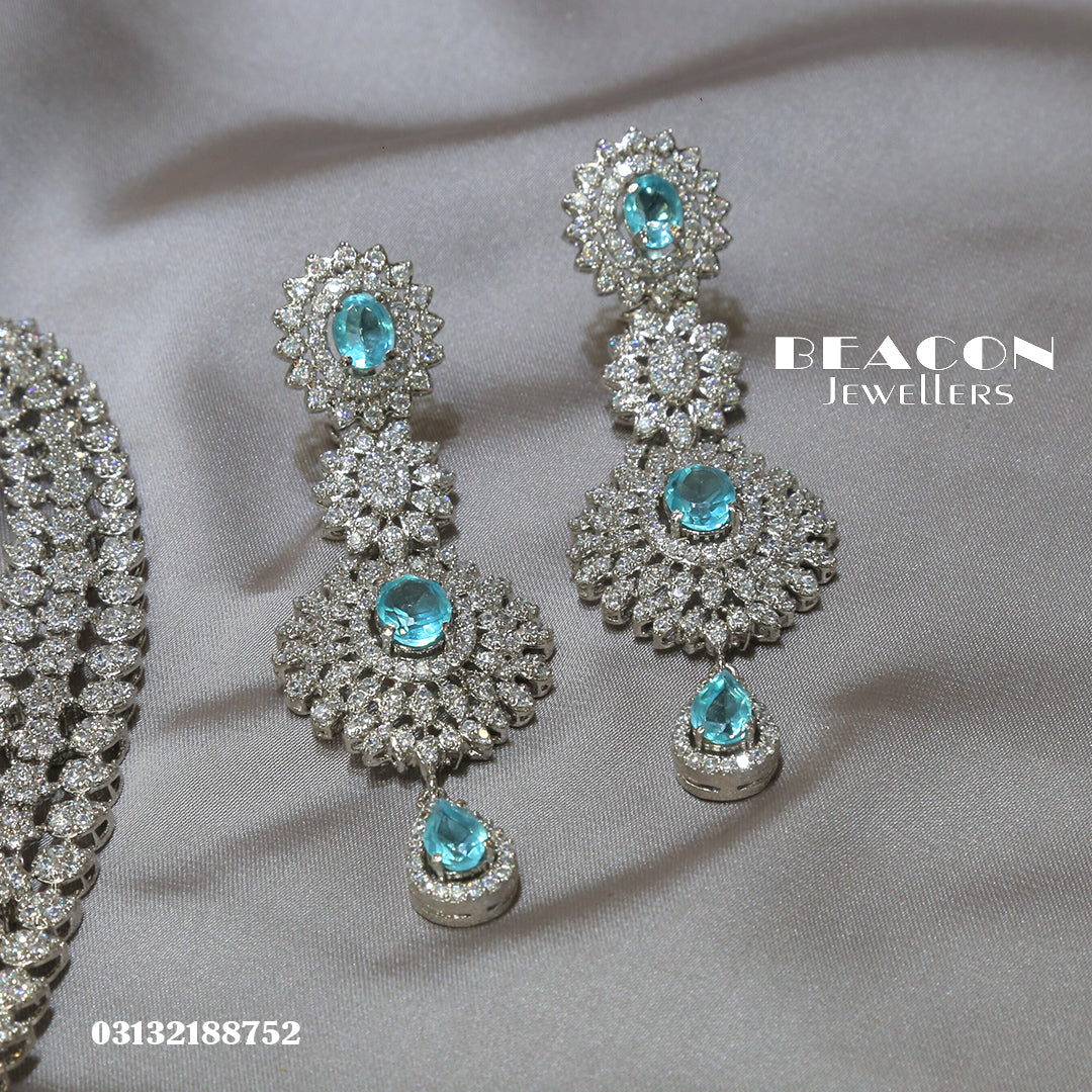 Necklace Set With Ring Tika Earrings