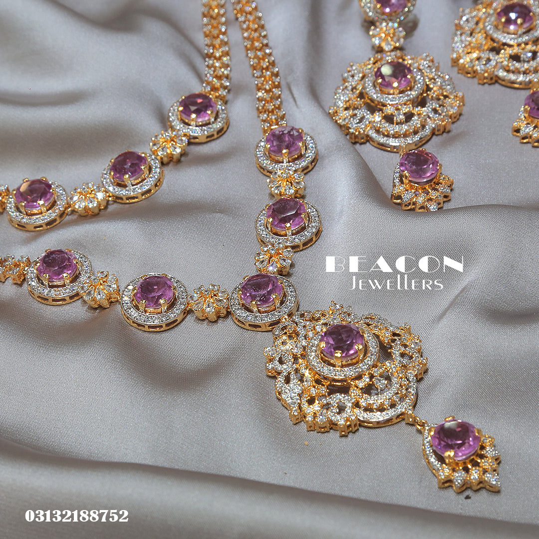 Necklace Set With Tika Earrings