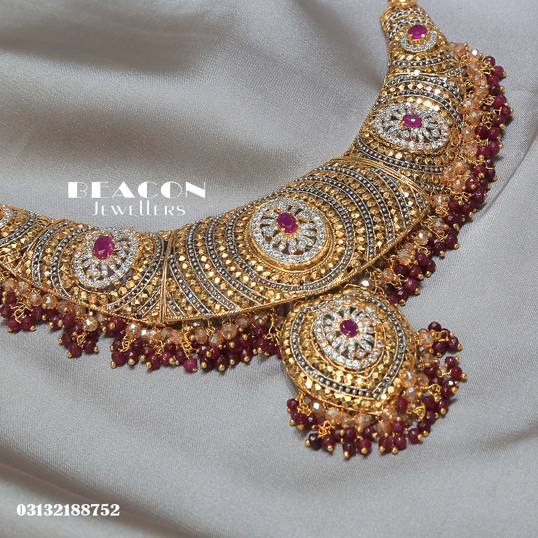 Necklace Set WIth Earrings Tika