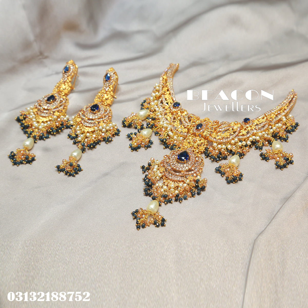 Necklace Set With Earrings