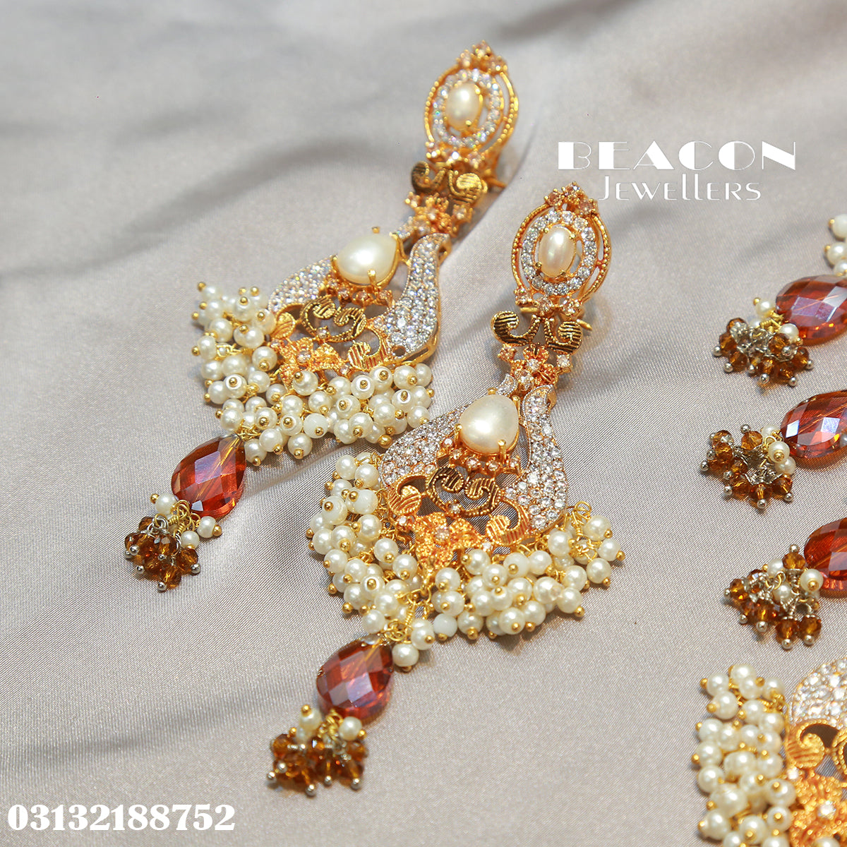 Necklace Set WIth Earrings Tika