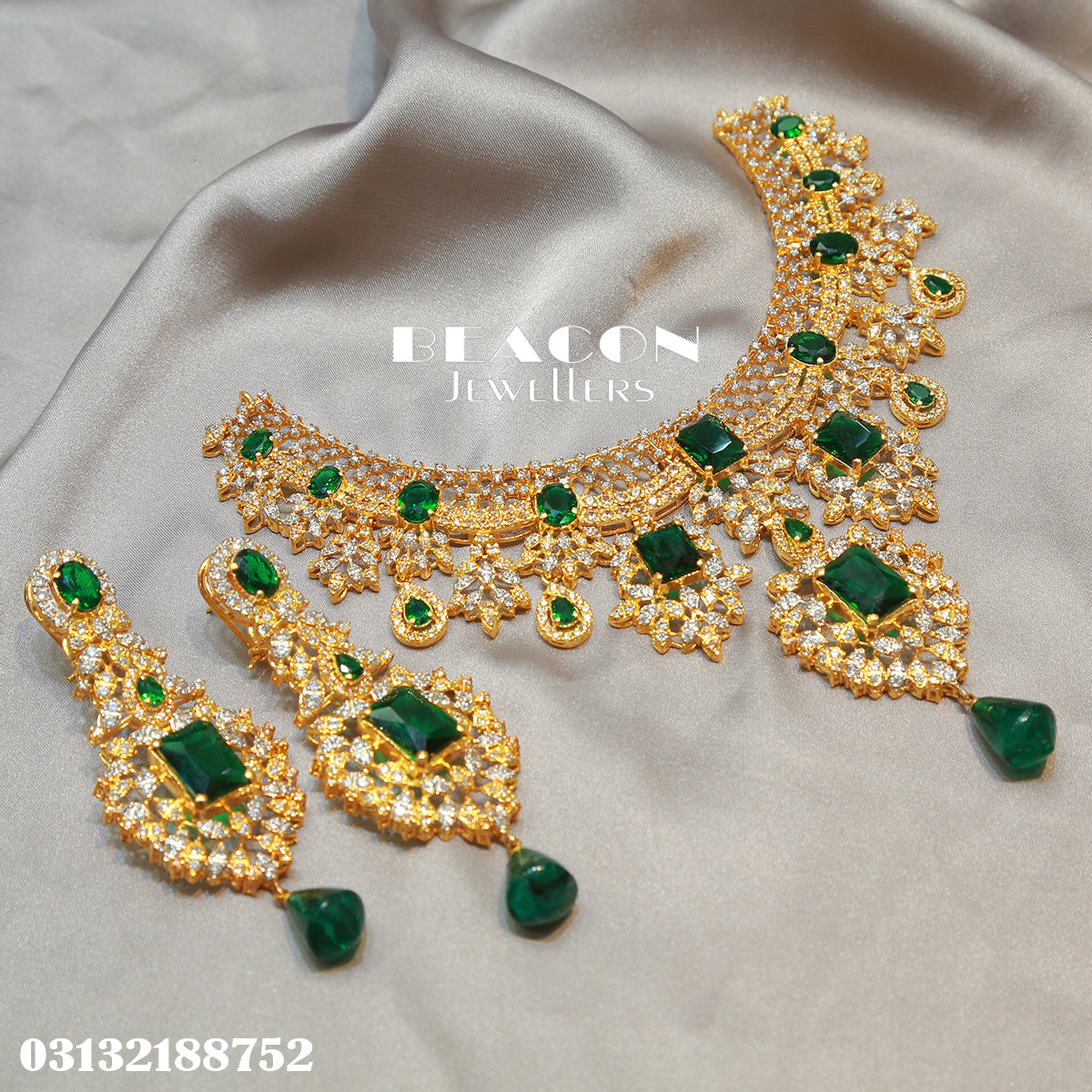 Necklace Set With Earrings