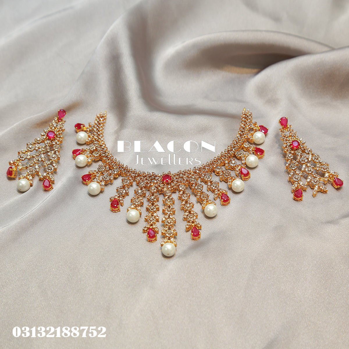 Necklace Set With Earrings