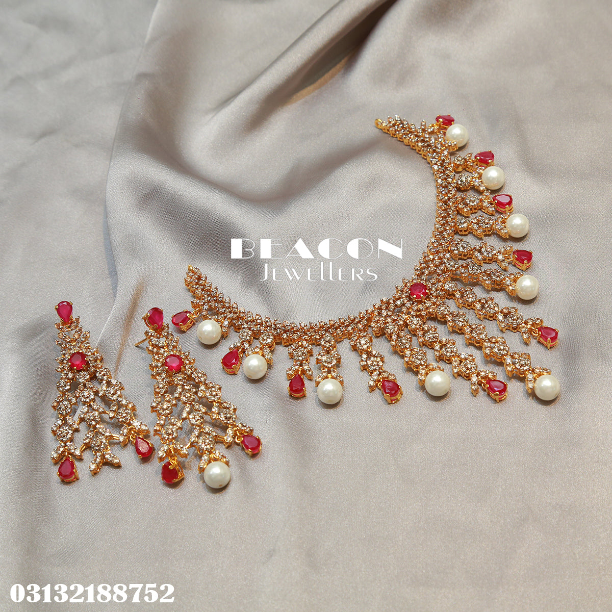 Necklace Set With Earrings