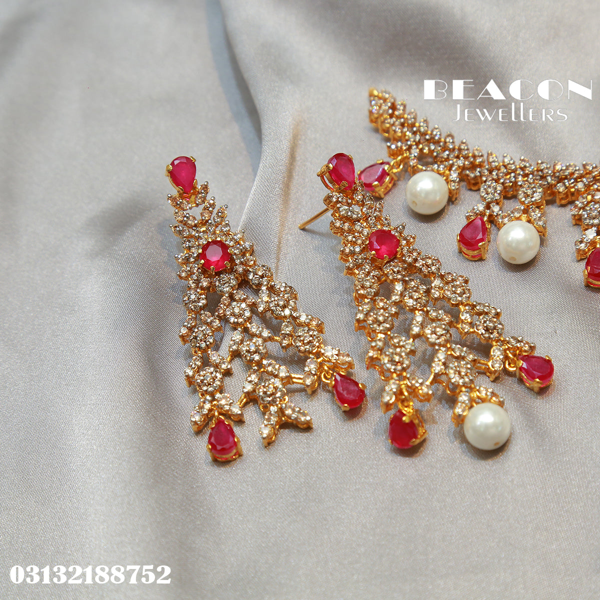 Necklace Set With Earrings