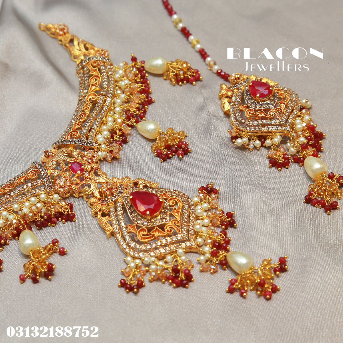 Necklace Set With Earrings TIka