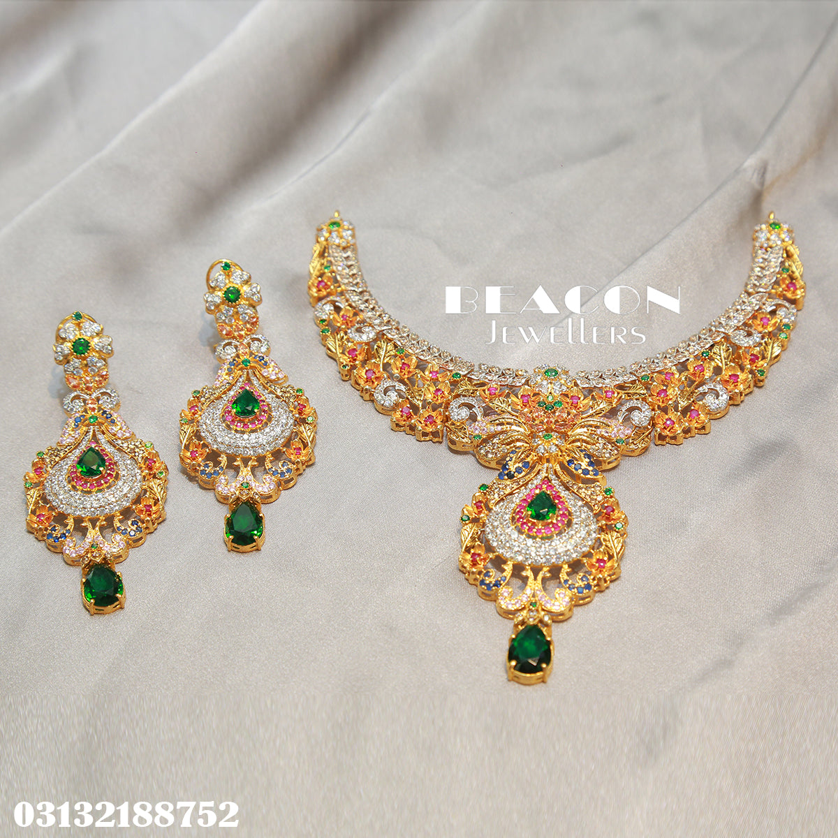 Necklace Set With Earrings