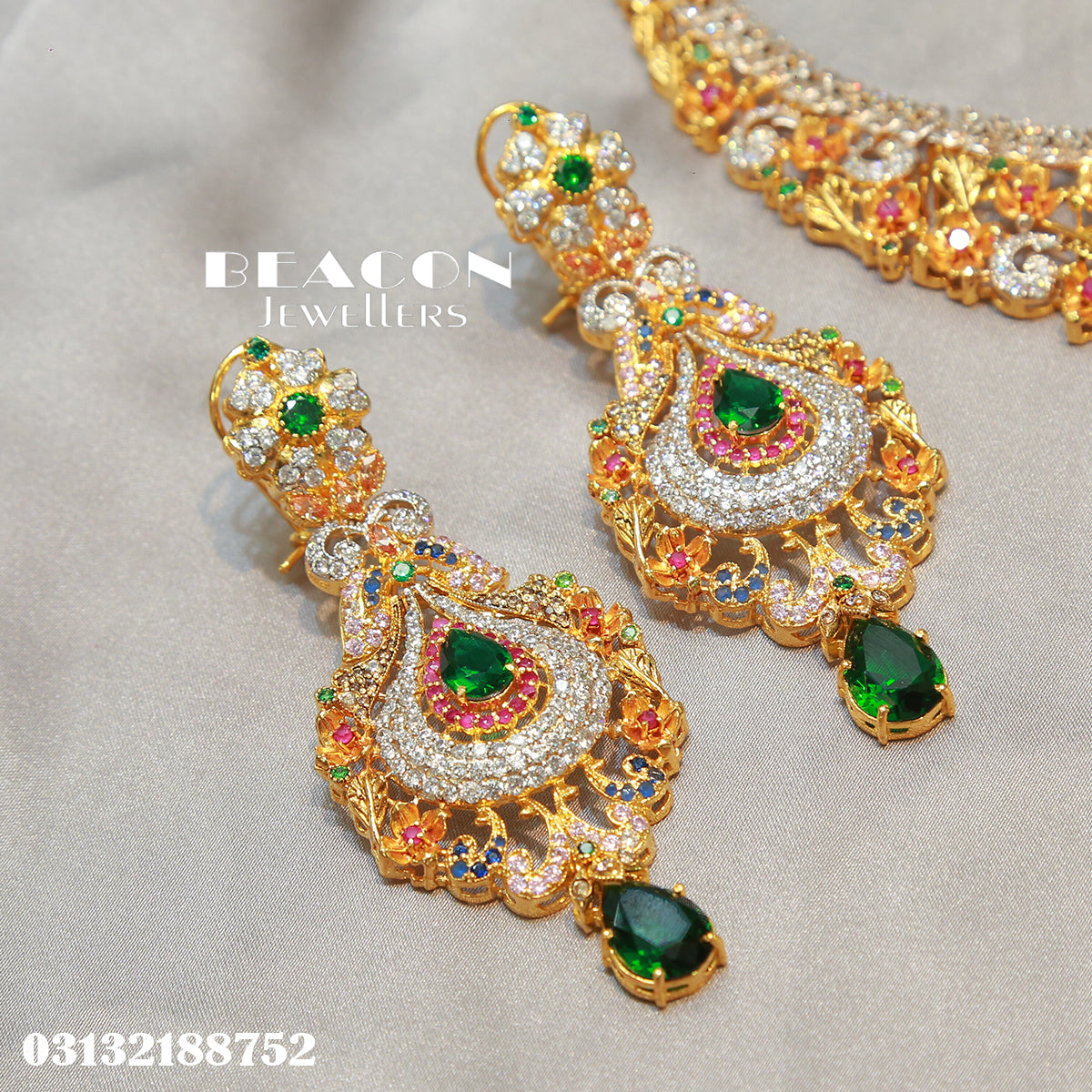 Necklace Set With Earrings