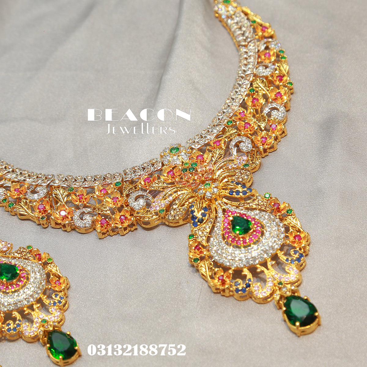 Necklace Set With Earrings