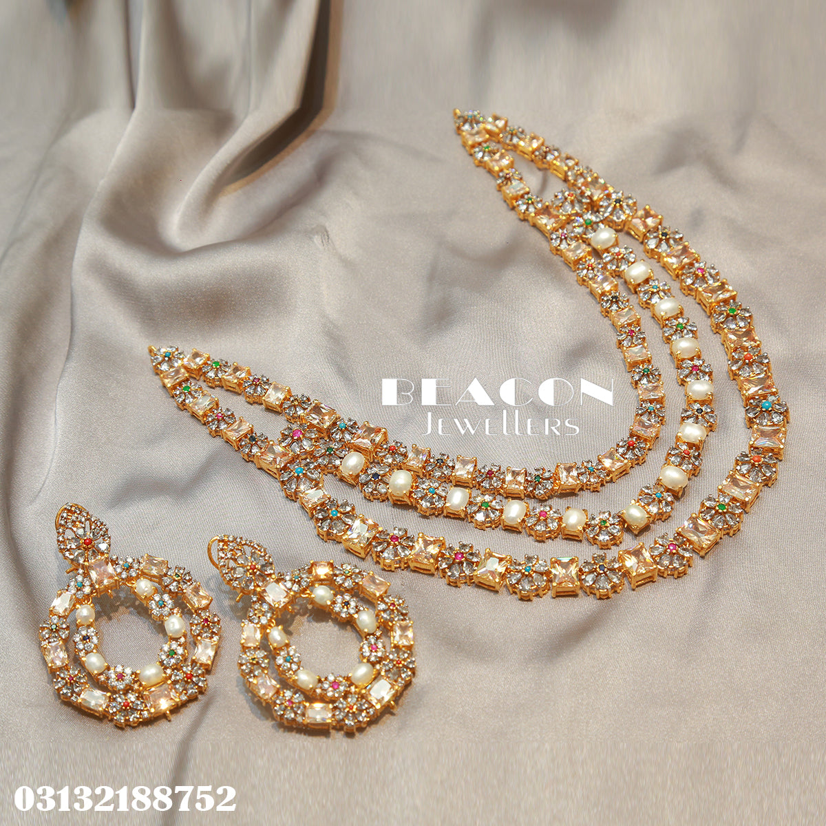Mala Set With Earrings