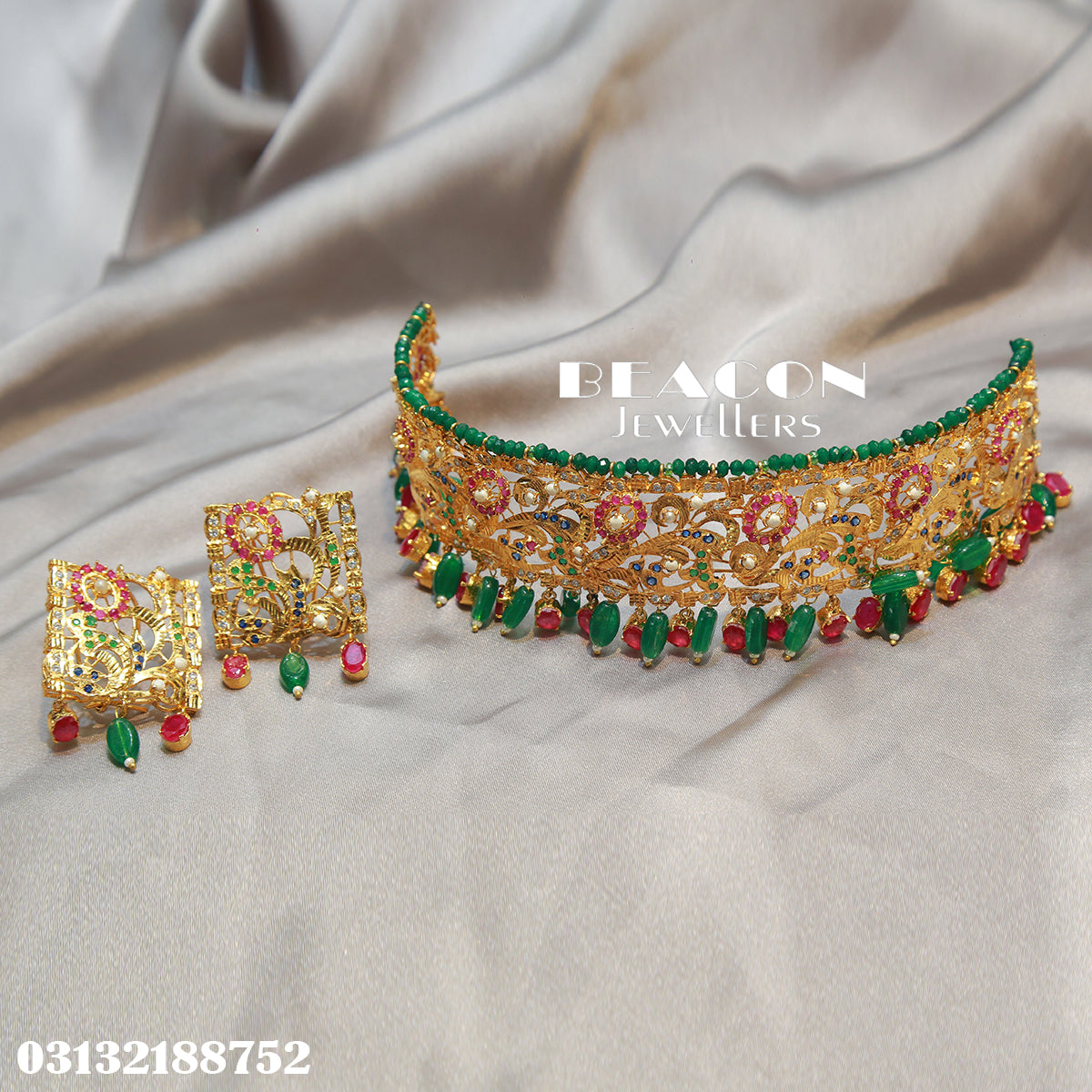 Choker With Earrings