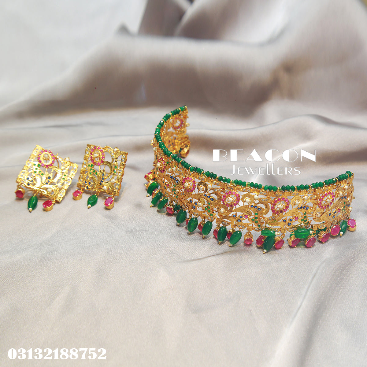 Choker With Earrings