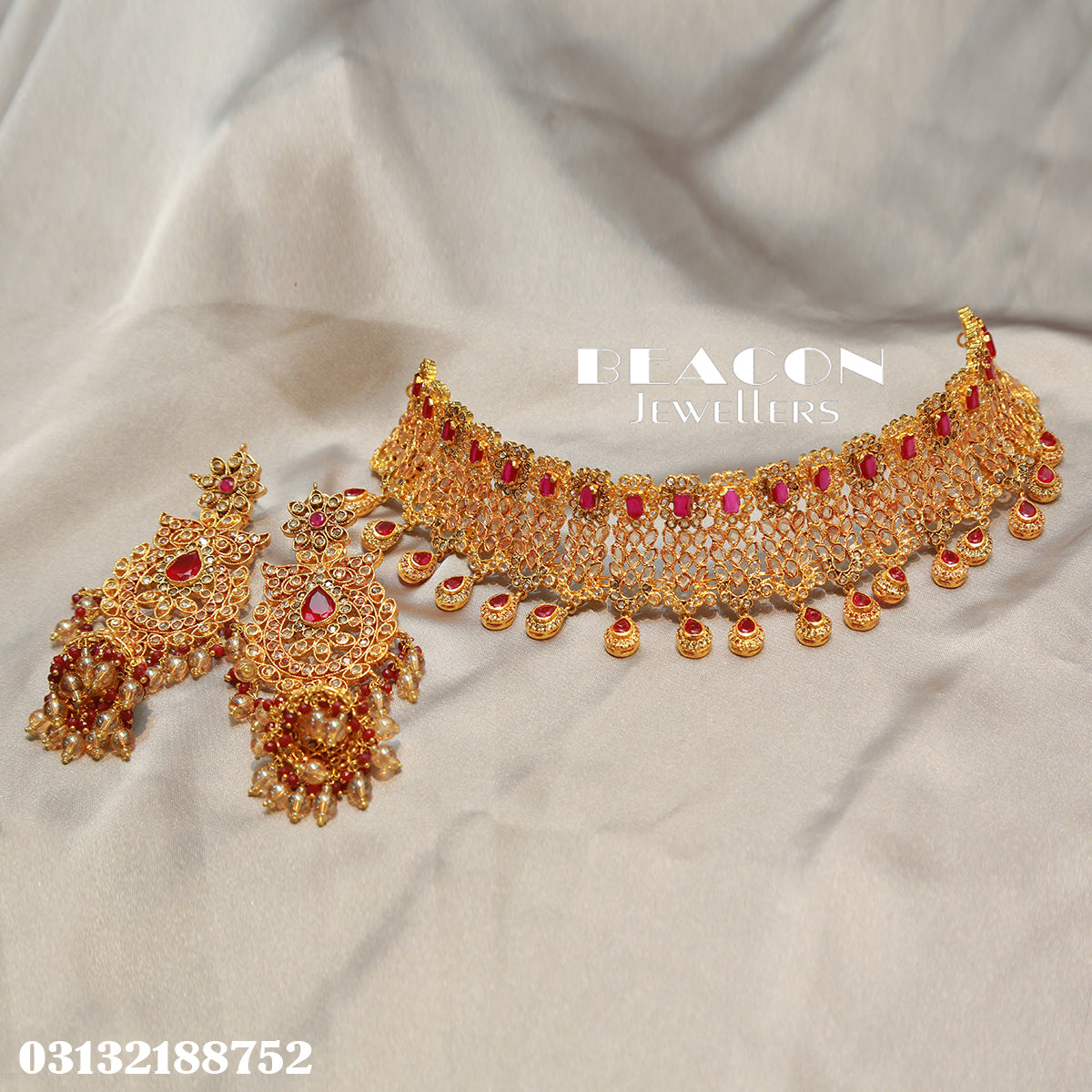 Choker Set With Earrings