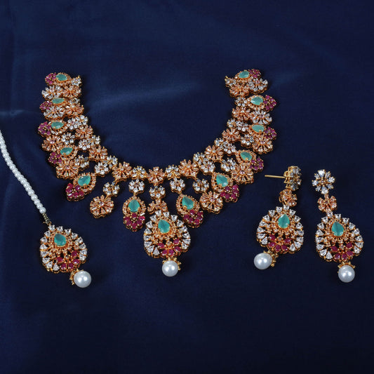 Necklace Set With Earrings Tika