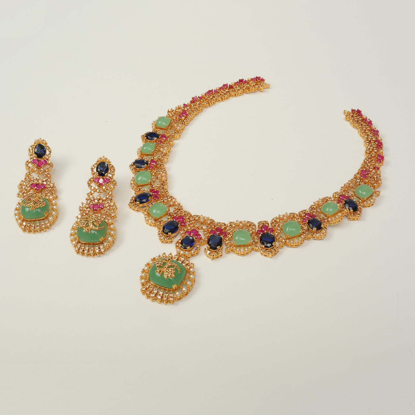 Necklace Set With Earrings