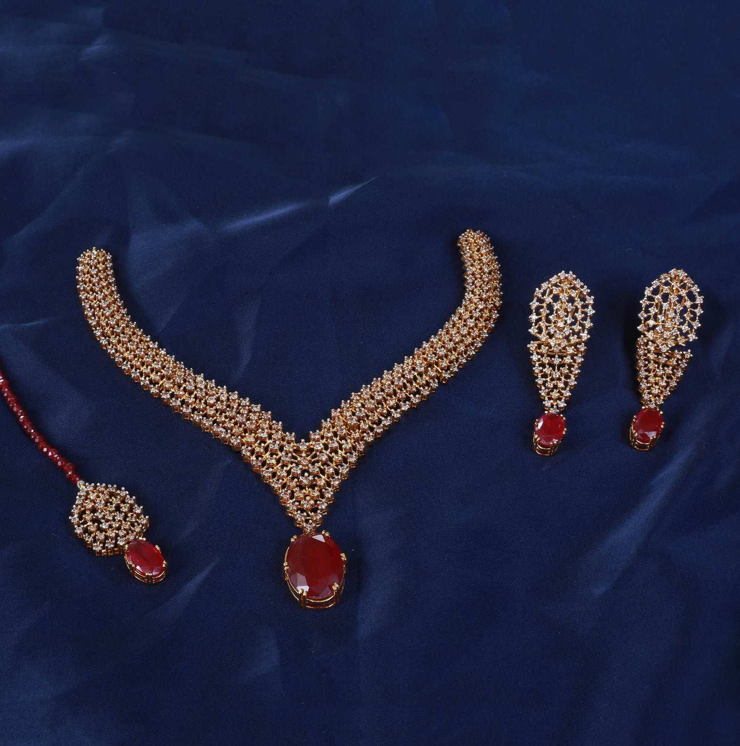 Necklace Set with Earrings , Tika